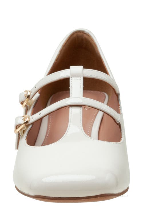 Shop Linea Paolo Maurice Mary Jane Pump In Ivory