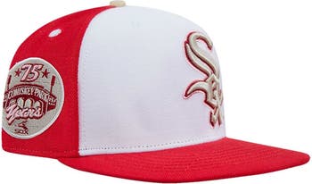 Pro Standard Men's White, Red Chicago White Sox Strawberry Ice Cream Drip  Snapback Hat