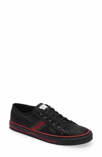 Gucci, Shoes, New Gucci Cirano Black Leather Web Stripe Sam Sandals G Us  105 690 Authen