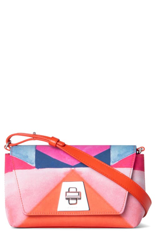 Akris Little Anouk Day Croquis Print Nylon Shoulder Bag in Spectra at Nordstrom
