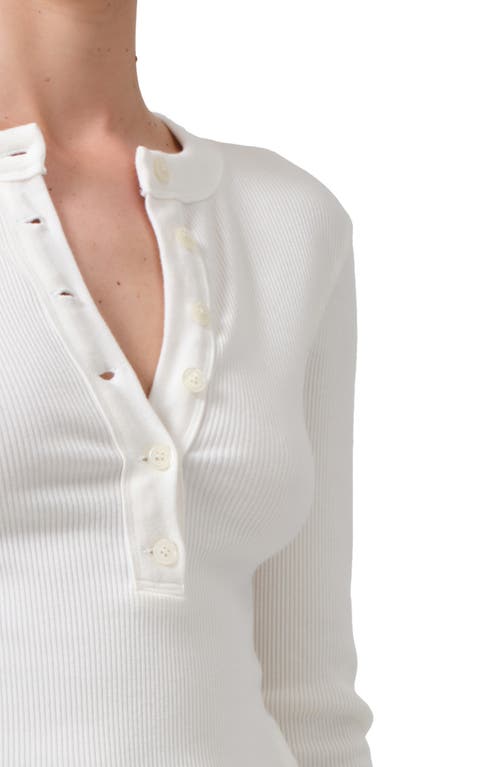 Citizen Of Humanity Varra Henley Top In Dune In Pashmina