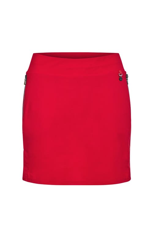 Shop Anatomie Suzzette Sport Luxe Skort In Atomic Red