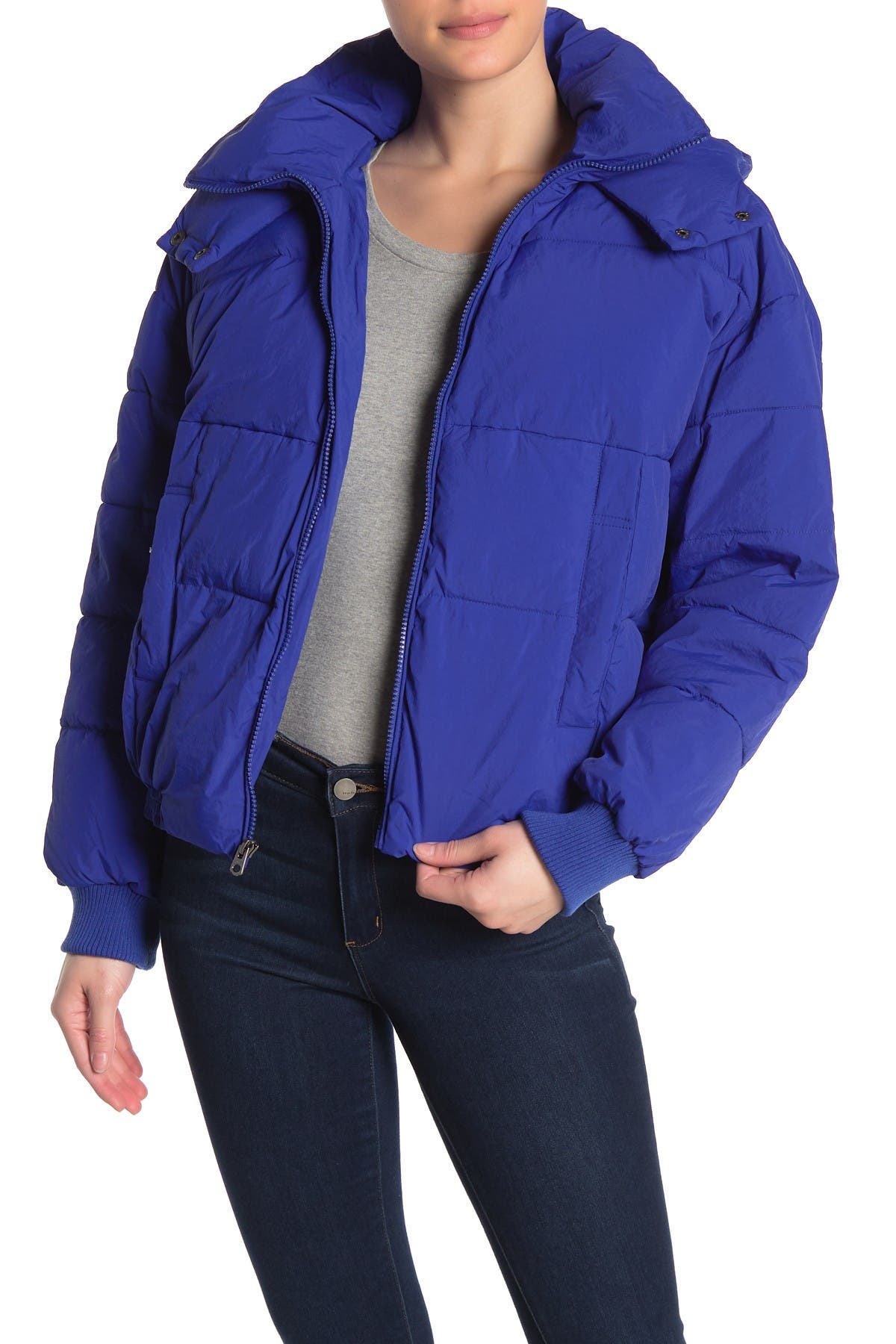 short puffer jacket