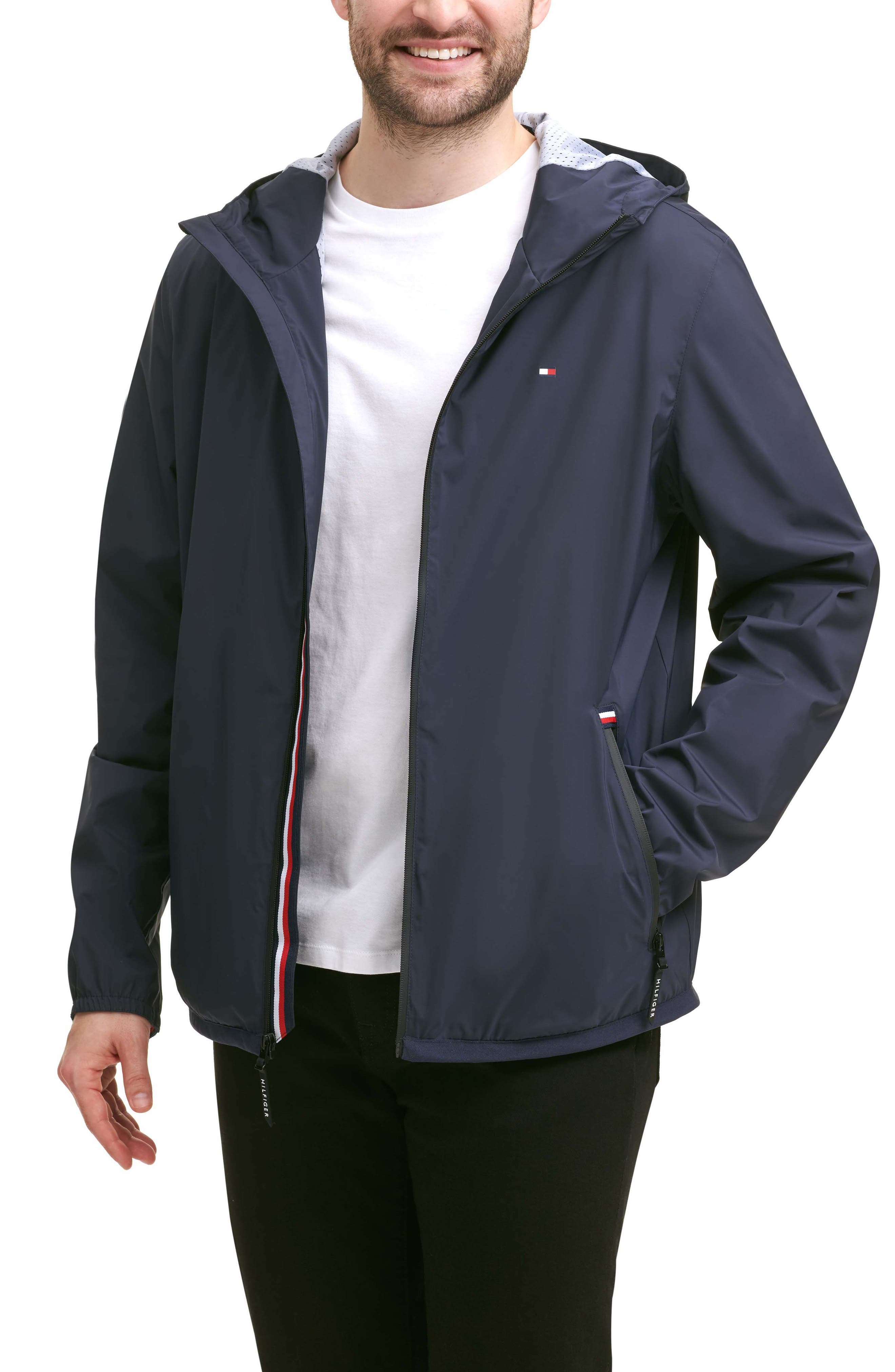 performance rain jacket