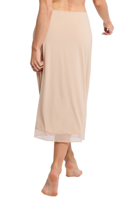 Shop Montelle Intimates Midi Half Slip In Sand