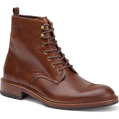 Trask Lance Plain Toe Boot, Brown