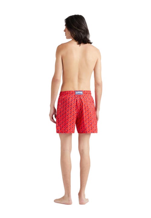 Vilebrequin Swimming Trunk In Coquelicot