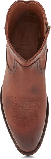 Frye austin clearance inside zip cognac