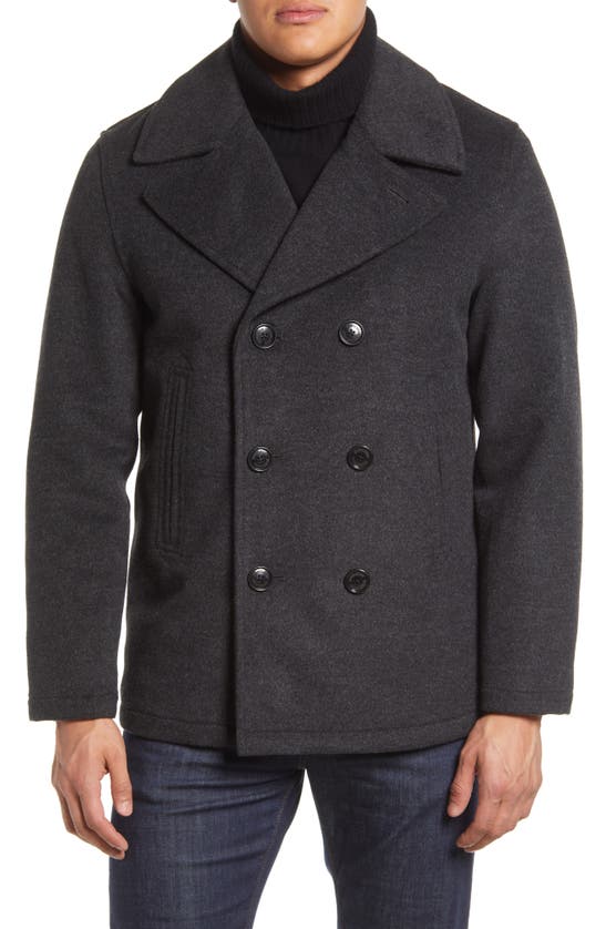 PENDLETON WATER RESISTANT WOOL BLEND PEACOAT