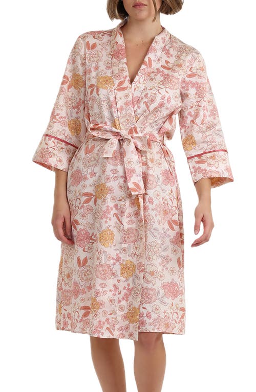 Papinelle Karolina Sateen Robe in Karolina Soft Cinnamon