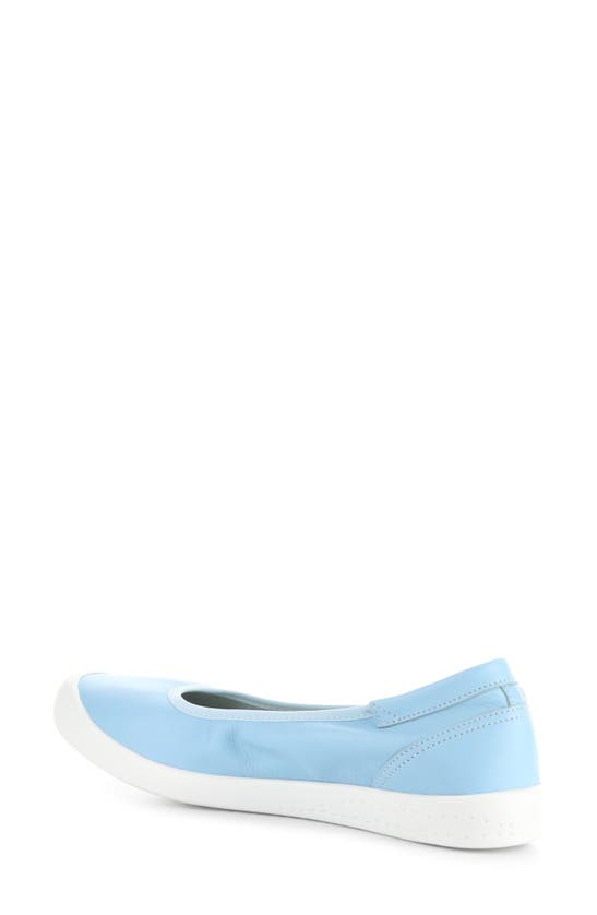 Softinos By Fly London Ilme Ballet Flat In Sky Smooth Leather