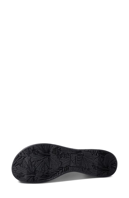 Reef Cushion Cloud Platform Flip Flop In Black Geo