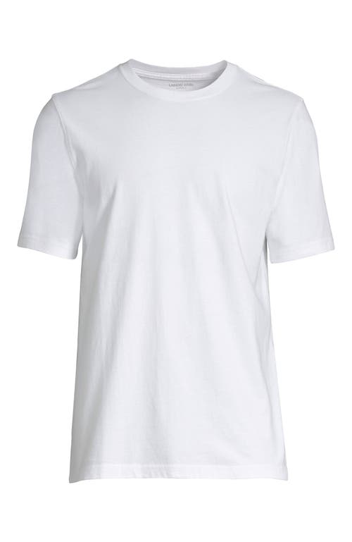 Shop Lands' End Super-t Short Sleeve T-shirt In White