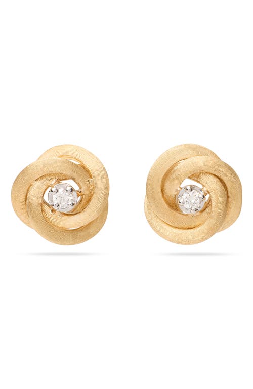 Marco Bicego Jaipur Diamond Stud Earrings in Yellow Gold at Nordstrom
