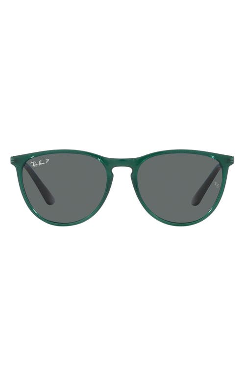 Shop Ray Ban Ray-ban 50mm Jr Round Sunglasses In Opal Green