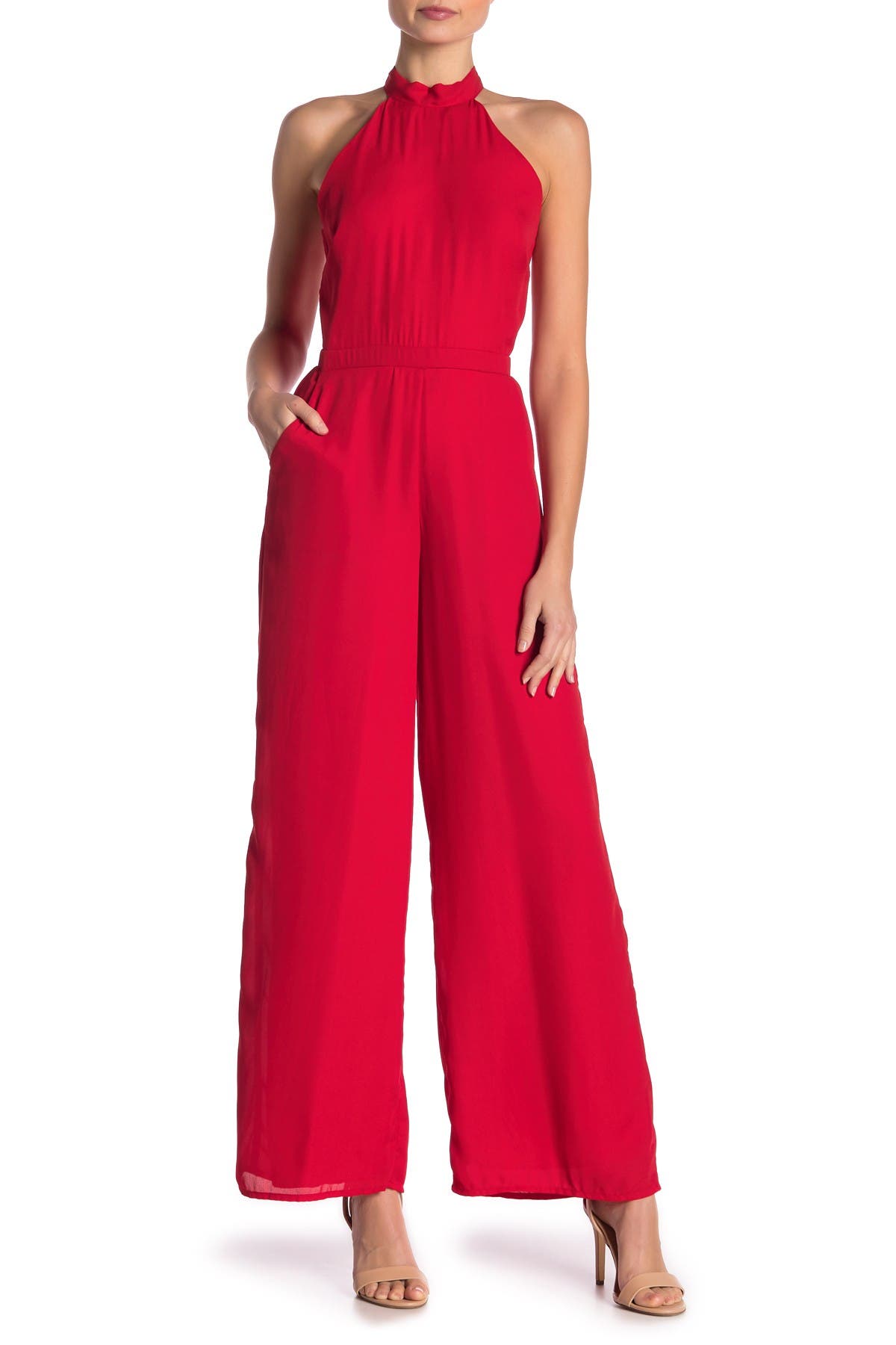 dee elly halter neck jumpsuit