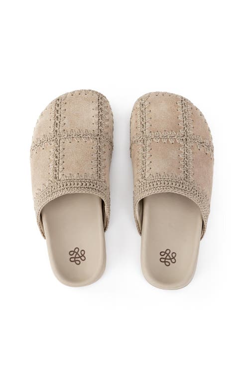 Shop The Sak Bolinas Clog In Sand Suede Patch