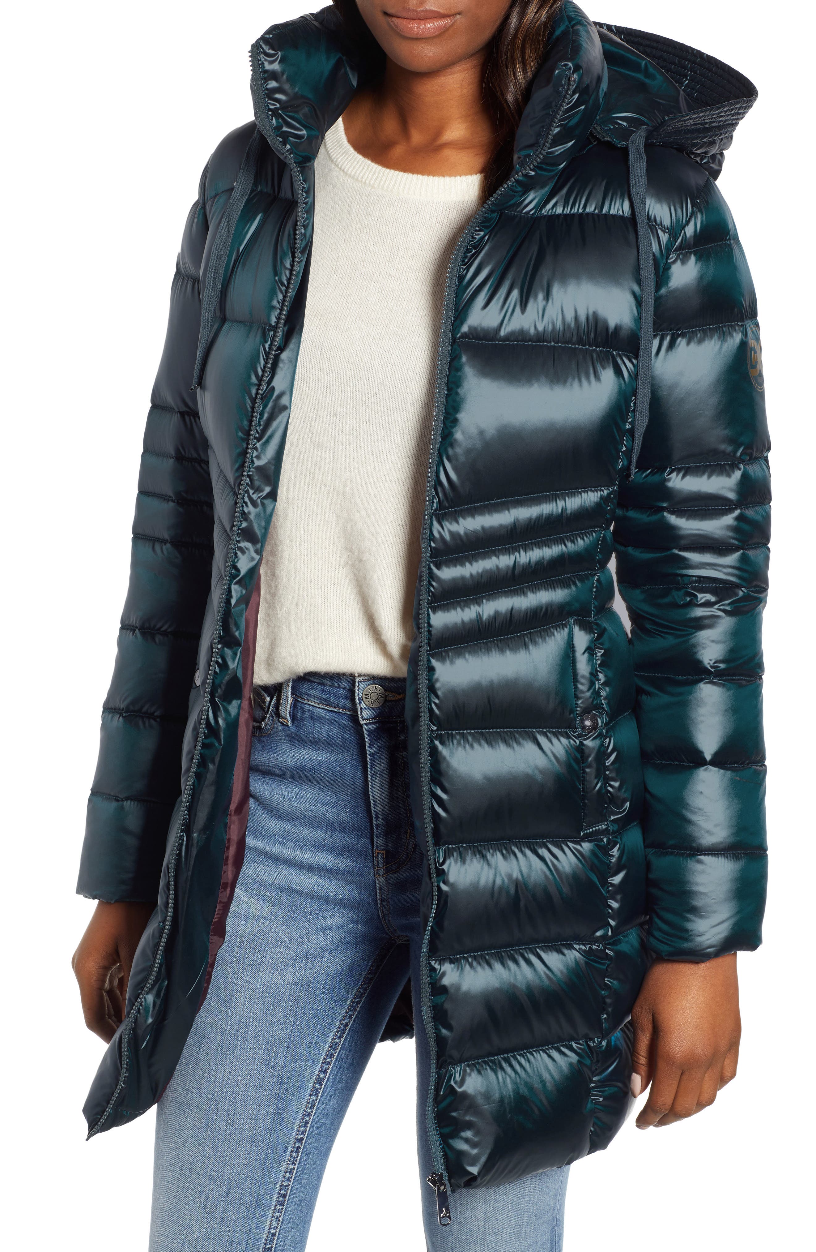 sam edelman hooded down coat