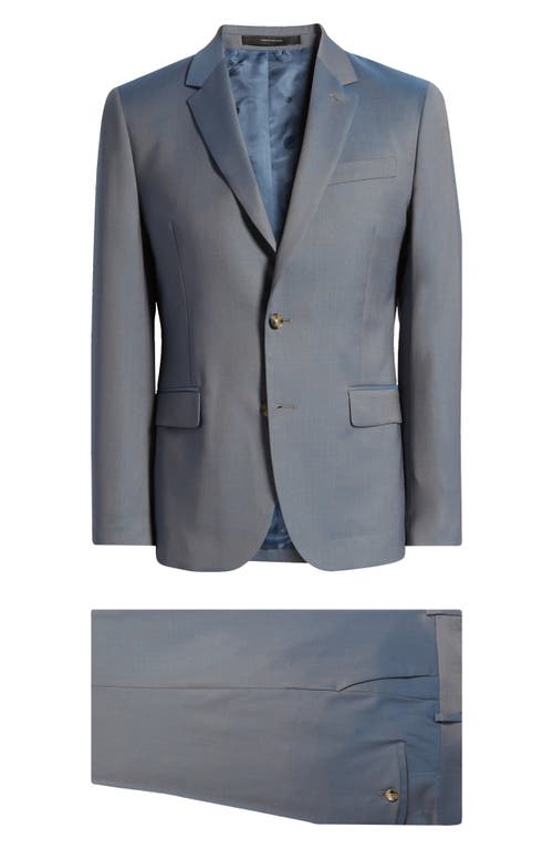 Paul Smith London Tailored Fit Solid Wool Suit Green-Blue at Nordstrom, Us