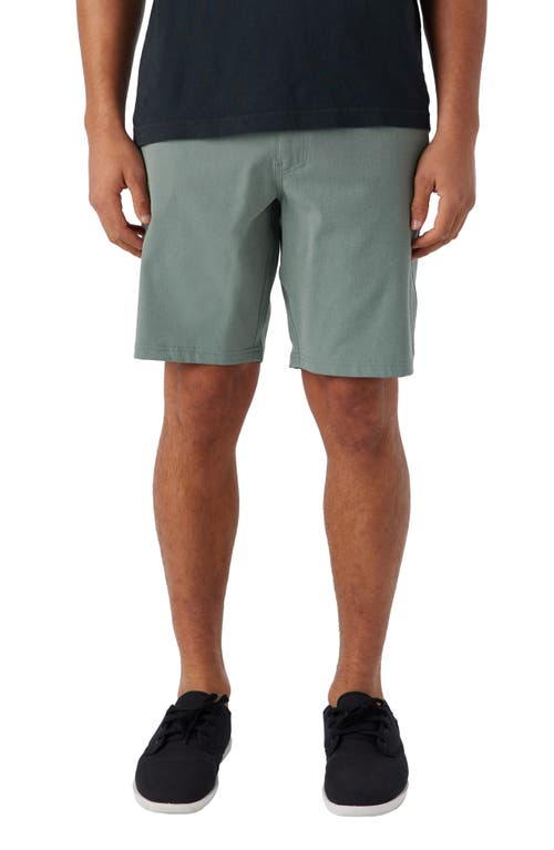 O'neill Reserve Light Check Water Repellent Bermuda Shorts In Dark Olive