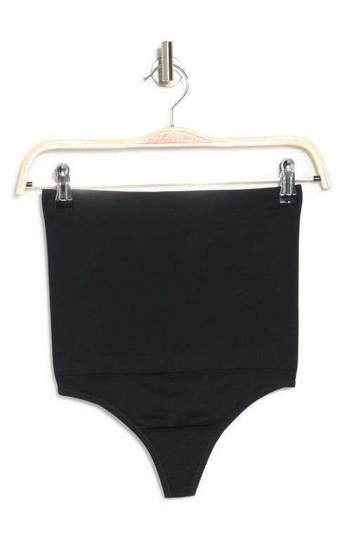 Yummie By Heather Thomson High Waist Thong In Black