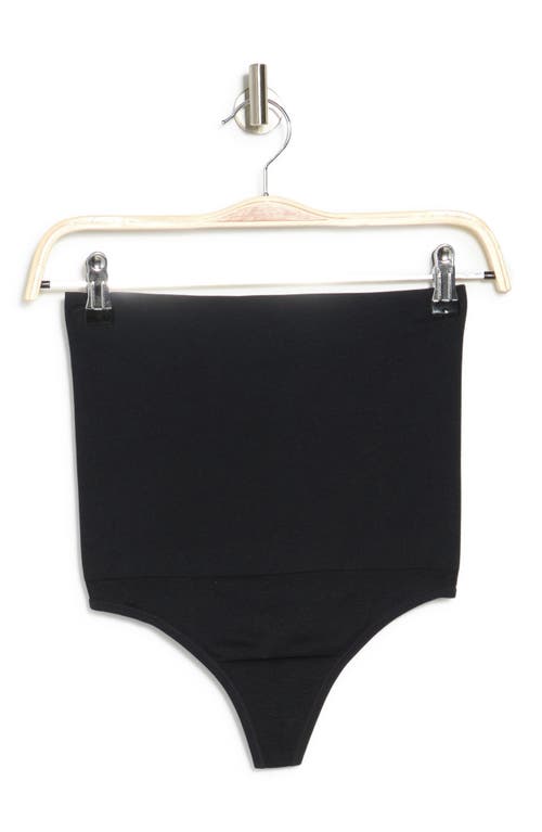 Shop Yummie By Heather Thomson High Waist Thong In Black