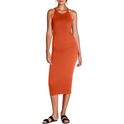 Michael Stars Racerback Midi Dress, Orange