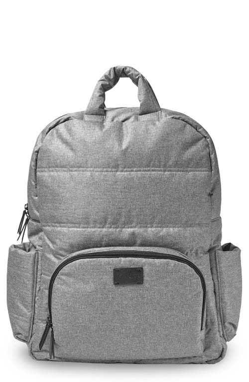 7 A. M. Enfant BK718 Diaper Backpack in Heather Grey