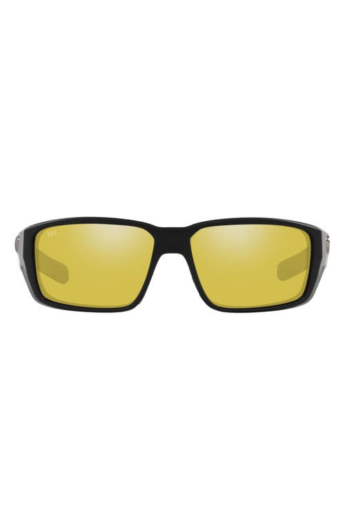 Costa Del Mar Fantail PRO 60mm Polarized Sunglasses in Black Gold at Nordstrom