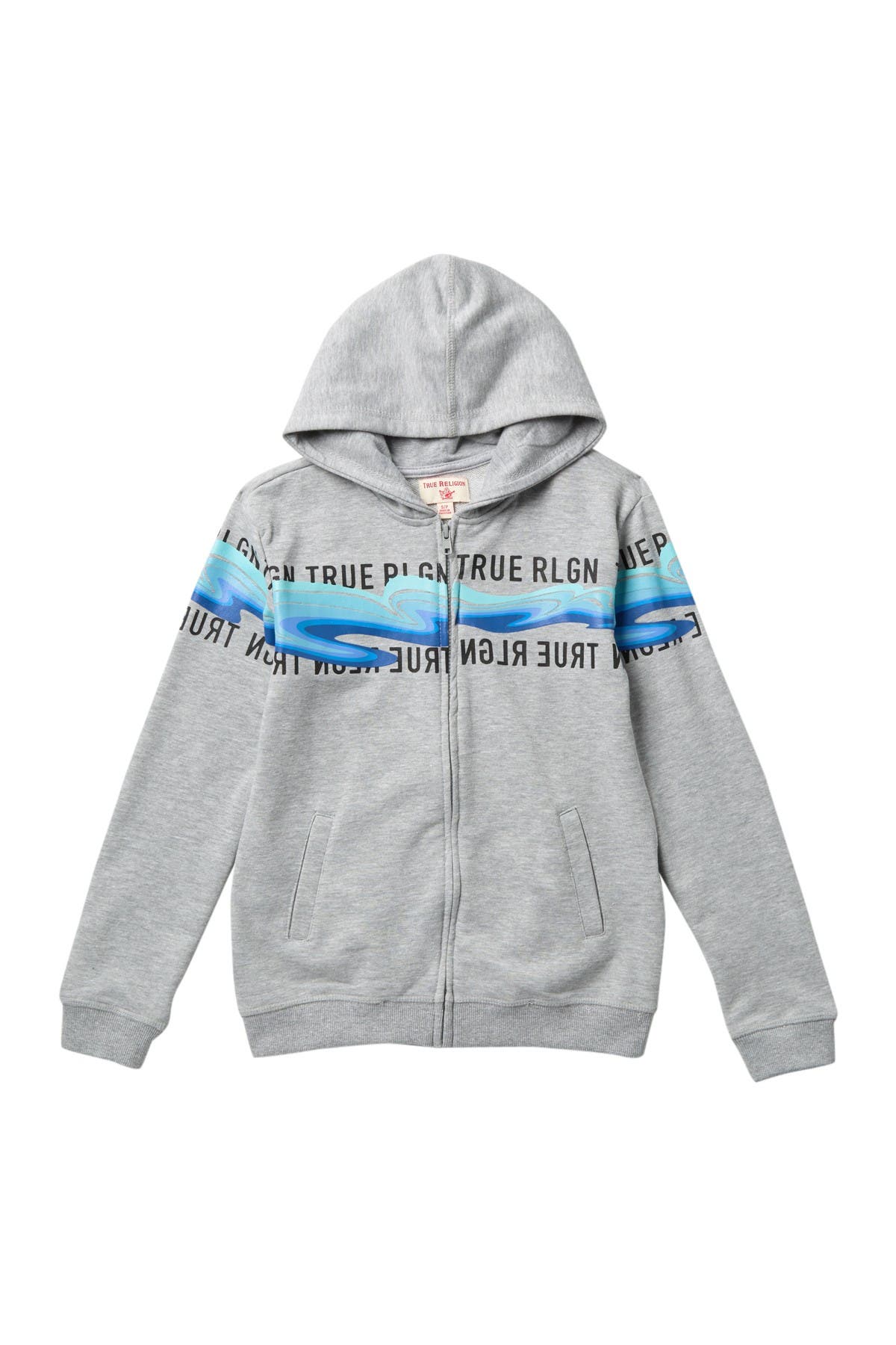 true religion stripe hoodie