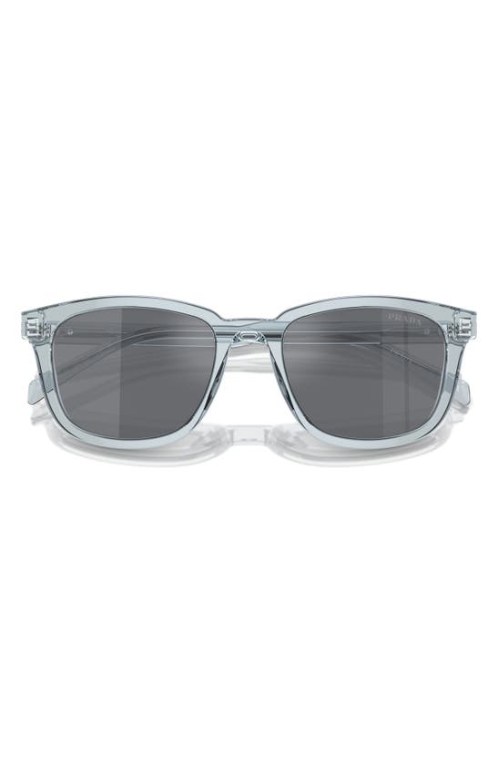 Shop Prada 53mm Pillow Sunglasses In Blue