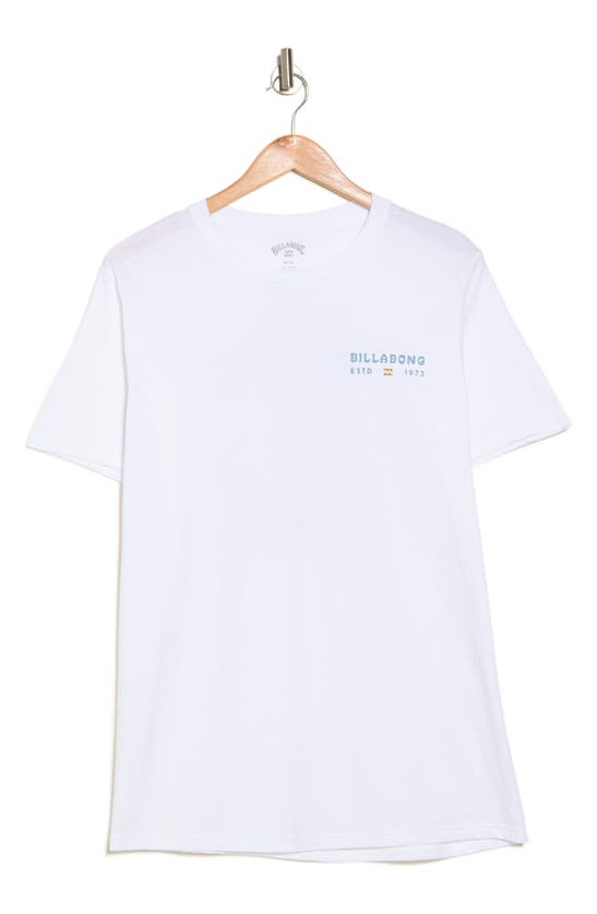 Billabong Shakahbrah Cotton Graphic T-shirt In White