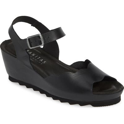 Hispanitas Vanetta Wedge Sandal - Black
