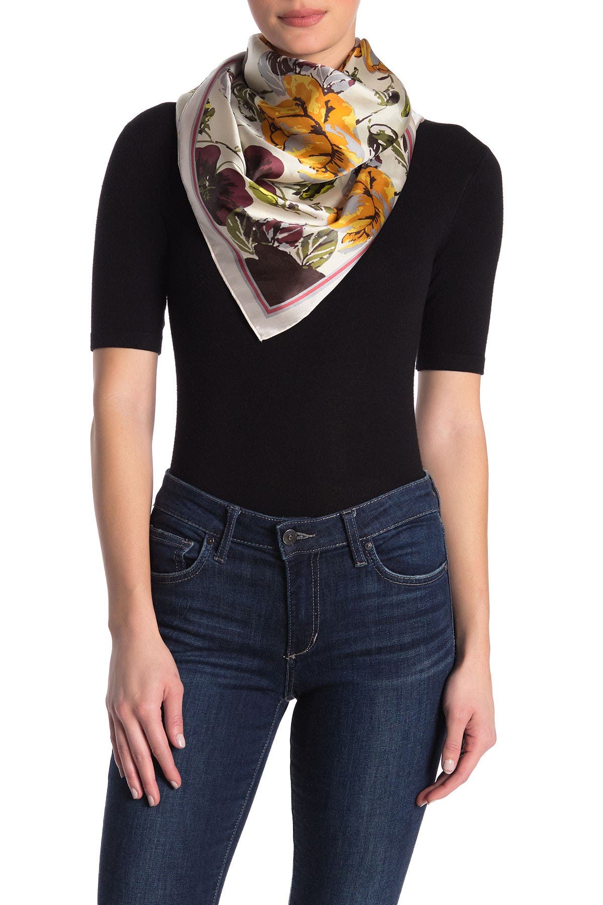 Vince Camuto Floral Scarf
