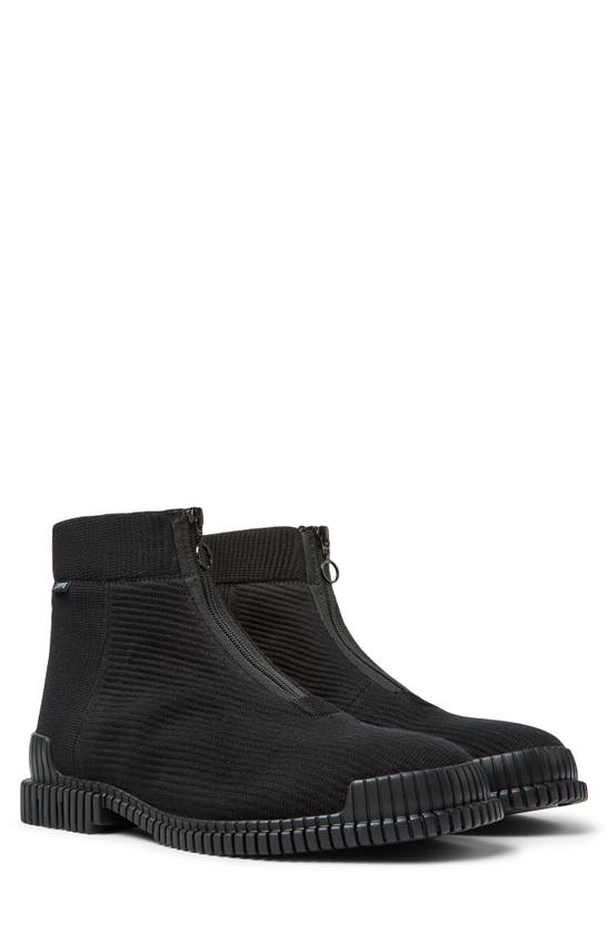 Shop Camper Pix Front Zip Boot In Black