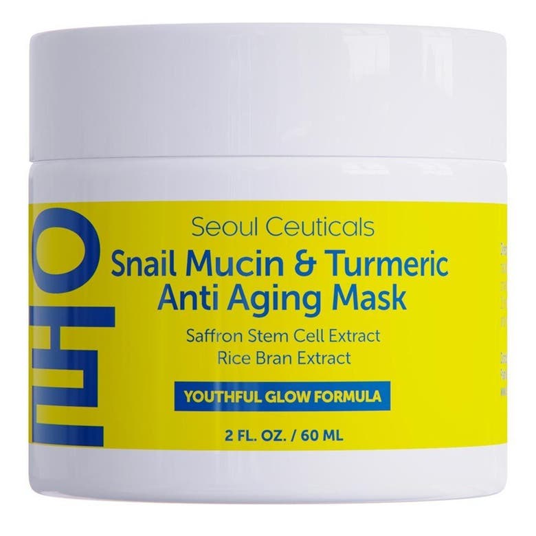 SEOUL CEUTICALS SEOUL CEUTICALS KOREAN SKINCARE SNAIL MUCIN & TURMERIC ANTI AGING MASK 