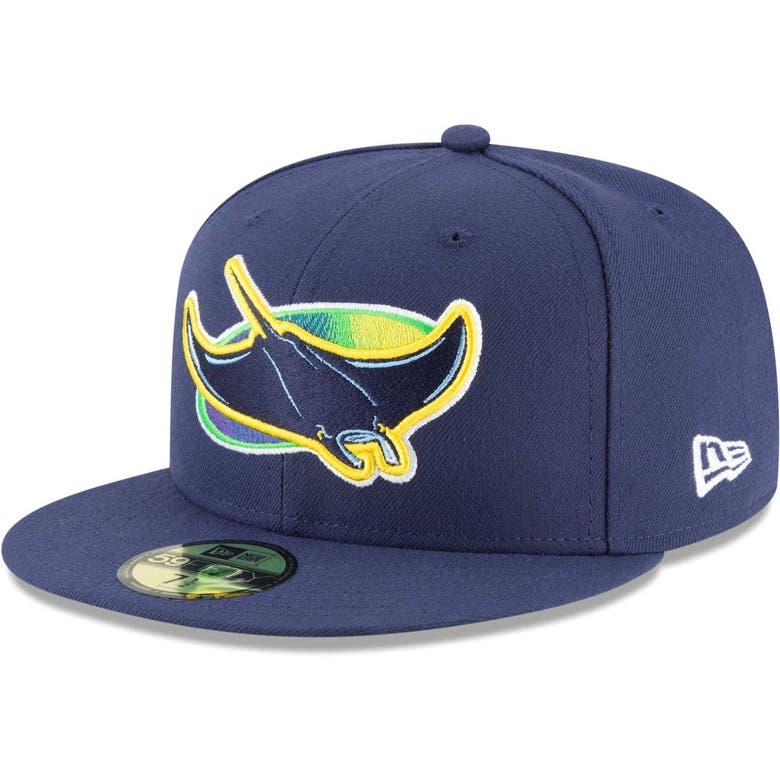 New Era Navy Tampa Bay Rays 25th Anniversary Authentic Collection On ...