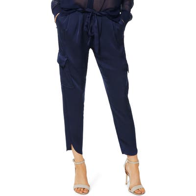Ramy Brook Satin Cargo Pants
