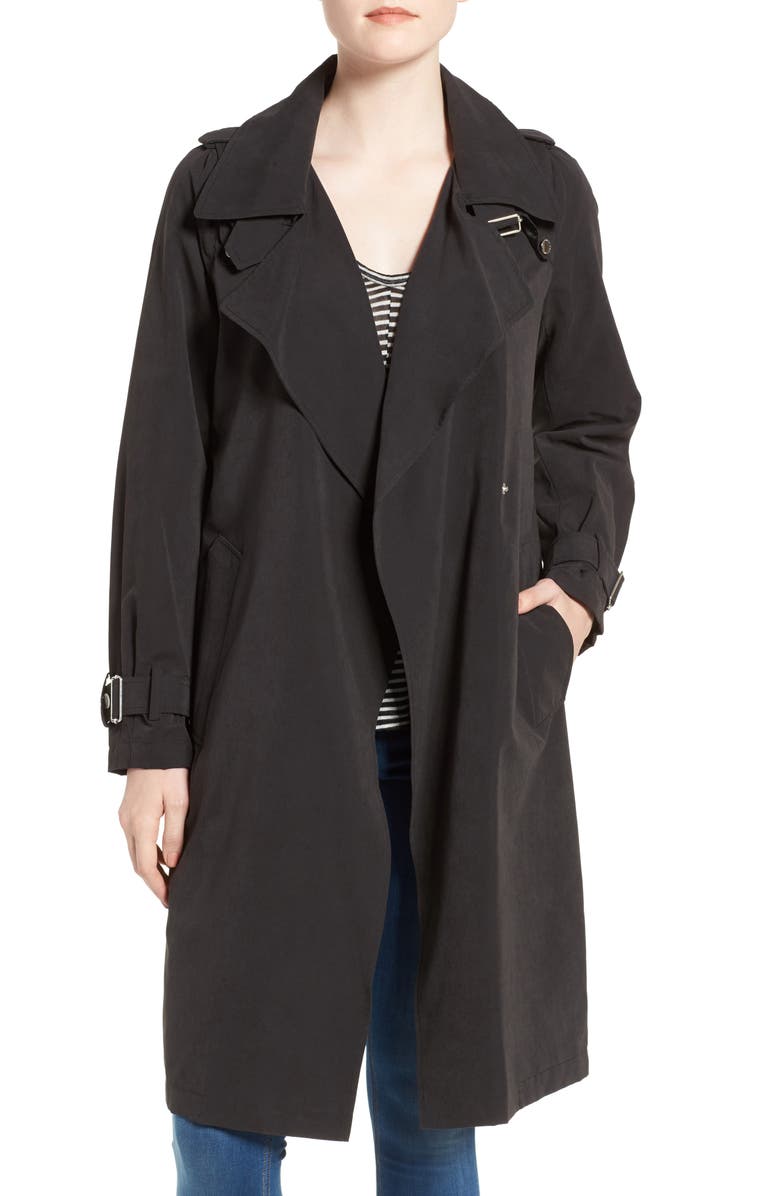 French Connection Drape Front Trench Coat | Nordstrom