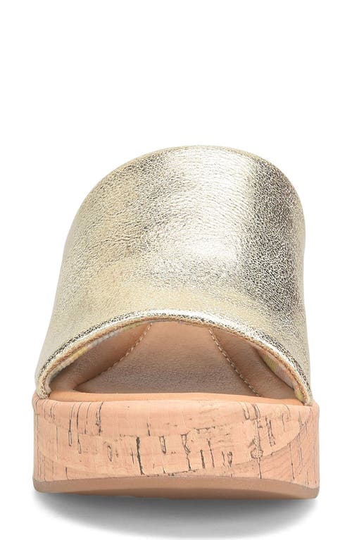 B O C By Børn Savia Platform Wedge Sandal In Champagne