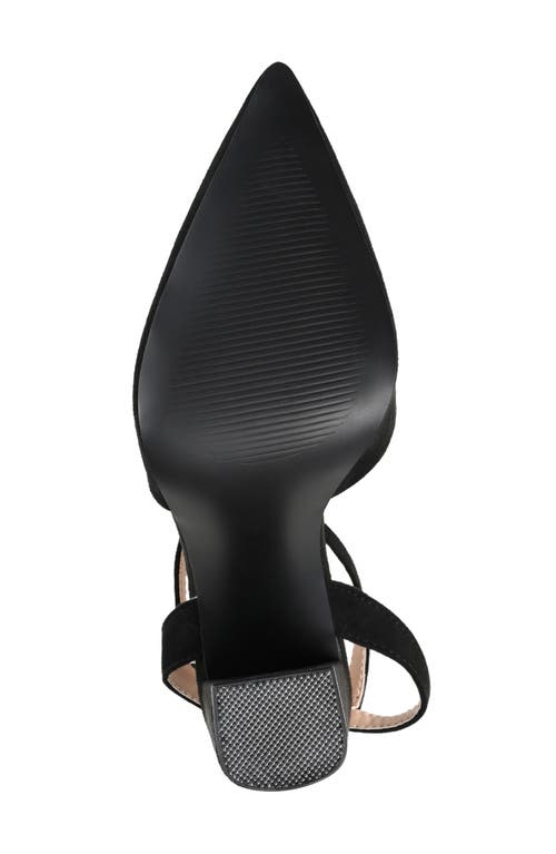 Shop Journee Collection Tyra Pump In Black
