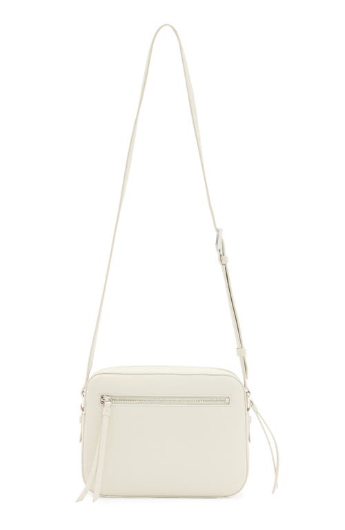 Allsaints Captain Square Crossbody Bag In Pampas White