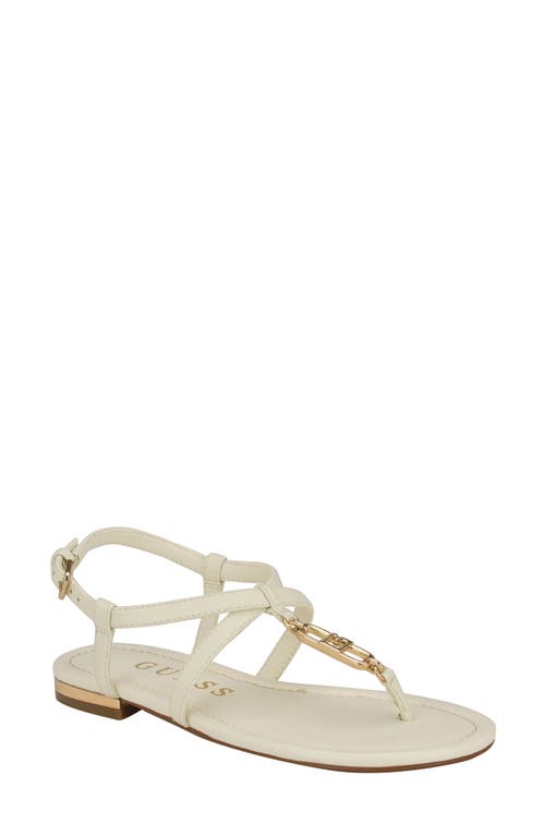 Meaa Ankle Strap Sandal in Ivory
