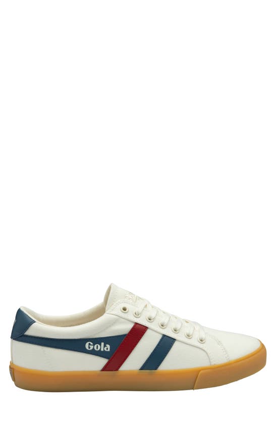 Shop Gola Varsity Sneaker In Off White/ Moonlt/ Red/ Gum