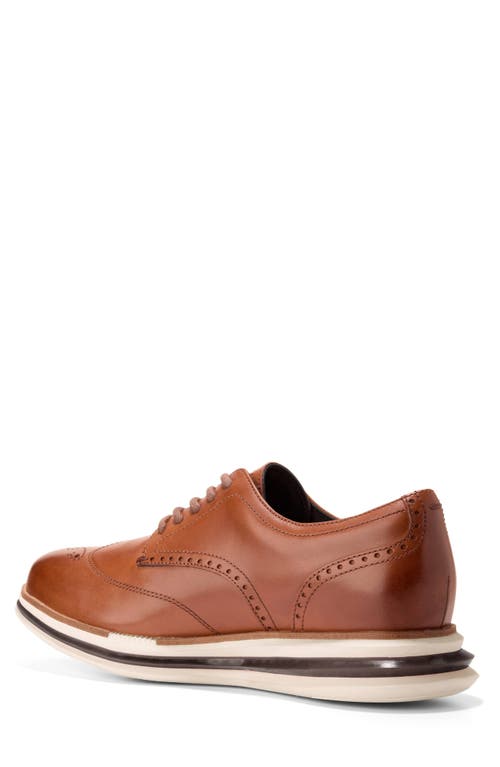 Shop Cole Haan Original Grand Energy One Wing Oxford In British Tan