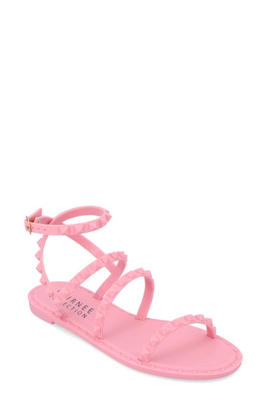 Journee Collection Saphira Sandal In Pink