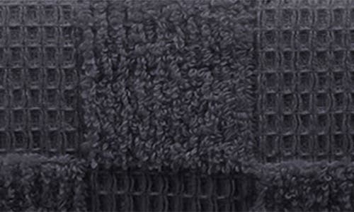 Brooks Brothers Waffle Terry 6-piece Turkish Cotton Bath Towel Set In Anthracite