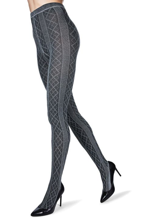 HUE Women's Sheer Tights with Grippers, Black, 2 : : Clothing,  Shoes & Accessories