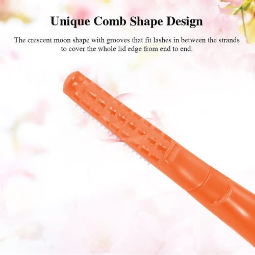 Pursonic Heated Eyelash Curler With Comb In Orange