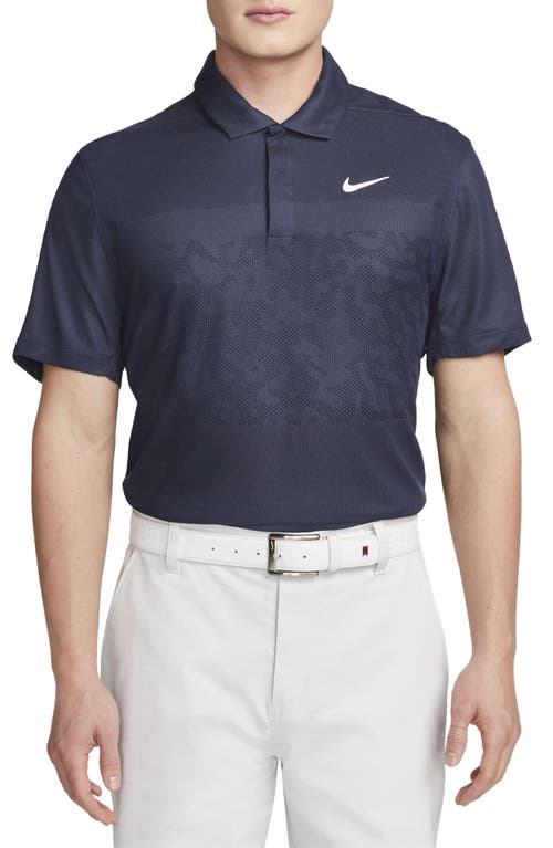 Nike x Tiger Woods Dri-FIT Golf Polo in Navy/blue/white at Nordstrom, Size Small